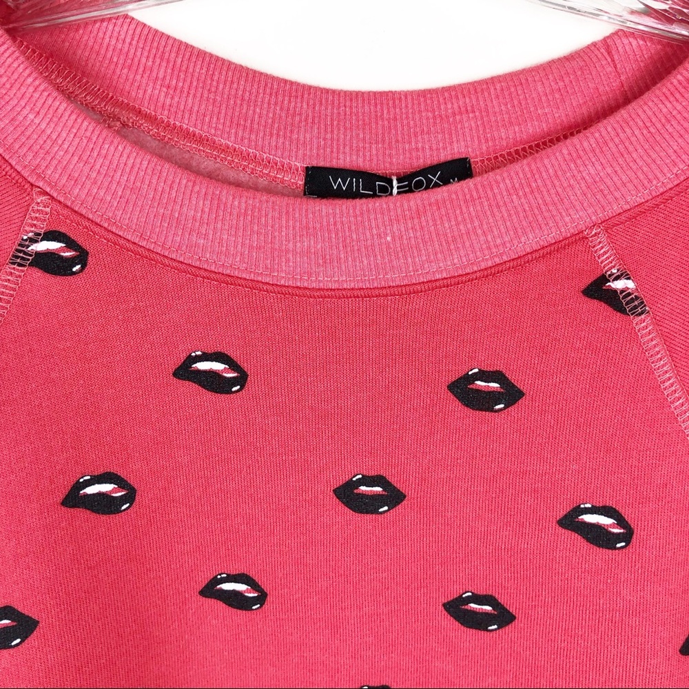WILDFOX Lip Service Sommer Sweater large - Picture 4 of 5